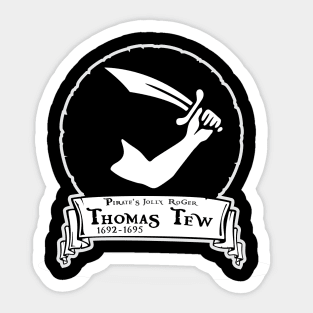 Thomas Tew Jolly Roger Sticker